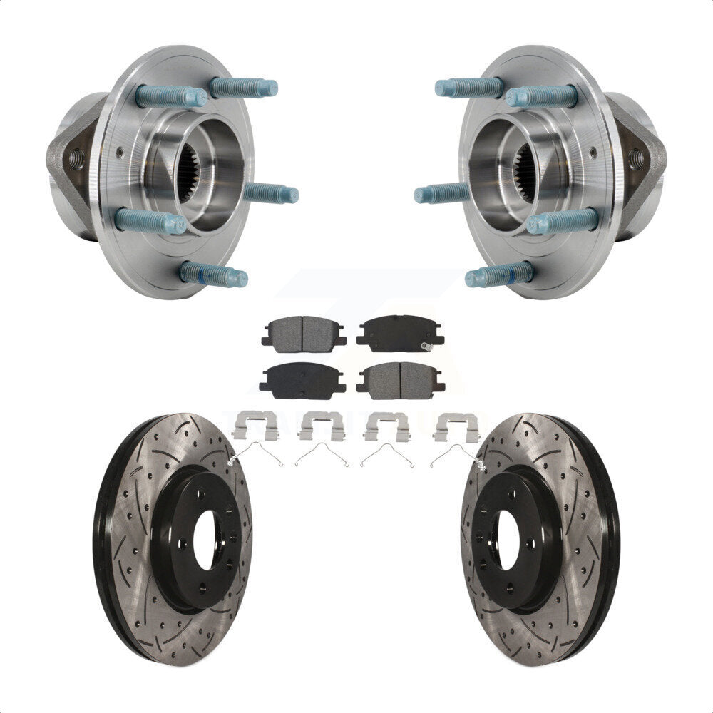 Transit Auto KBB-127112 Wheel Bearing and Hub Assembly for 2018-2020 Chevrolet Equinox, GMC Terrain - Front product image