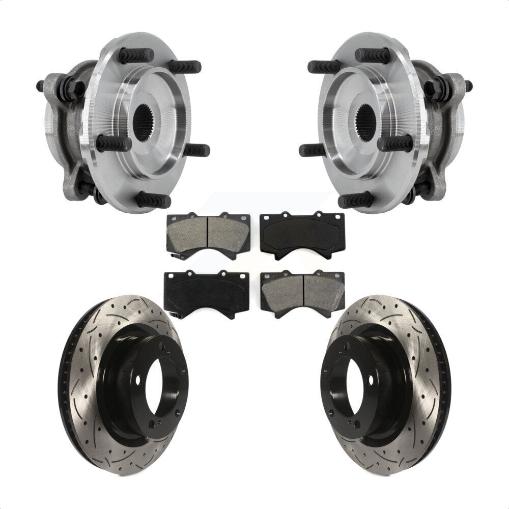 Transit Auto KBB-127113 Wheel Bearing and Hub Assembly for 2007-2018 Toyota Sequoia, Toyota Tundra - Front product image