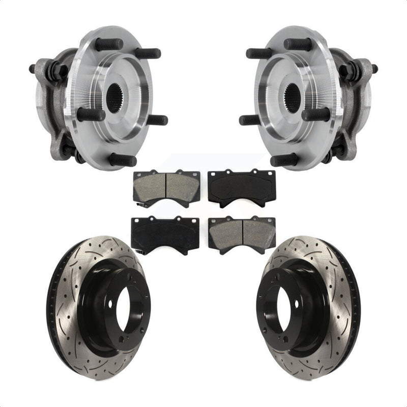 Transit Auto KBB-127113 Wheel Bearing and Hub Assembly for 2007-2018 Toyota Sequoia, Toyota Tundra - Front product image