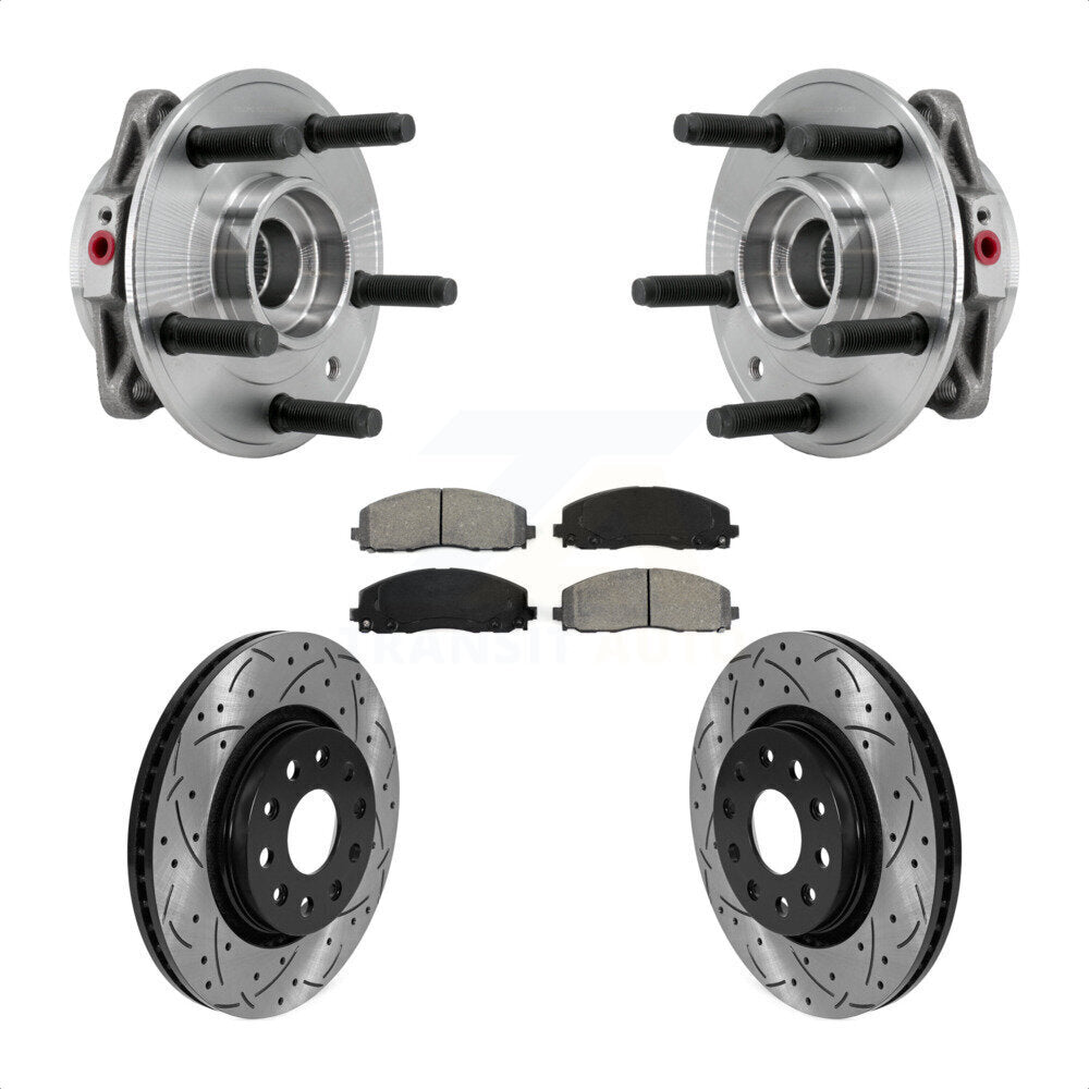 Transit Auto KBB-127116 Wheel Bearing and Hub Assembly for 2019-2024 Jeep Wrangler, Jeep Gladiator - Front product image