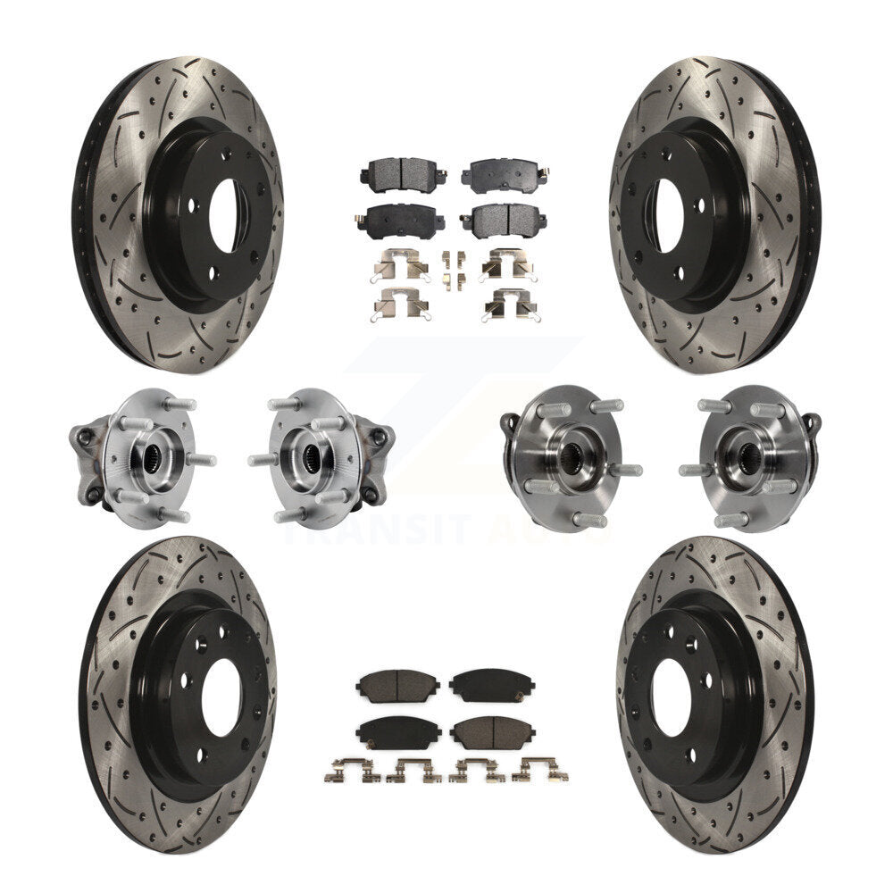 Transit Auto KBB-127119 Wheel Bearing and Hub Assembly for 2016-2018 Mazda CX-3 - Front and Rear product image