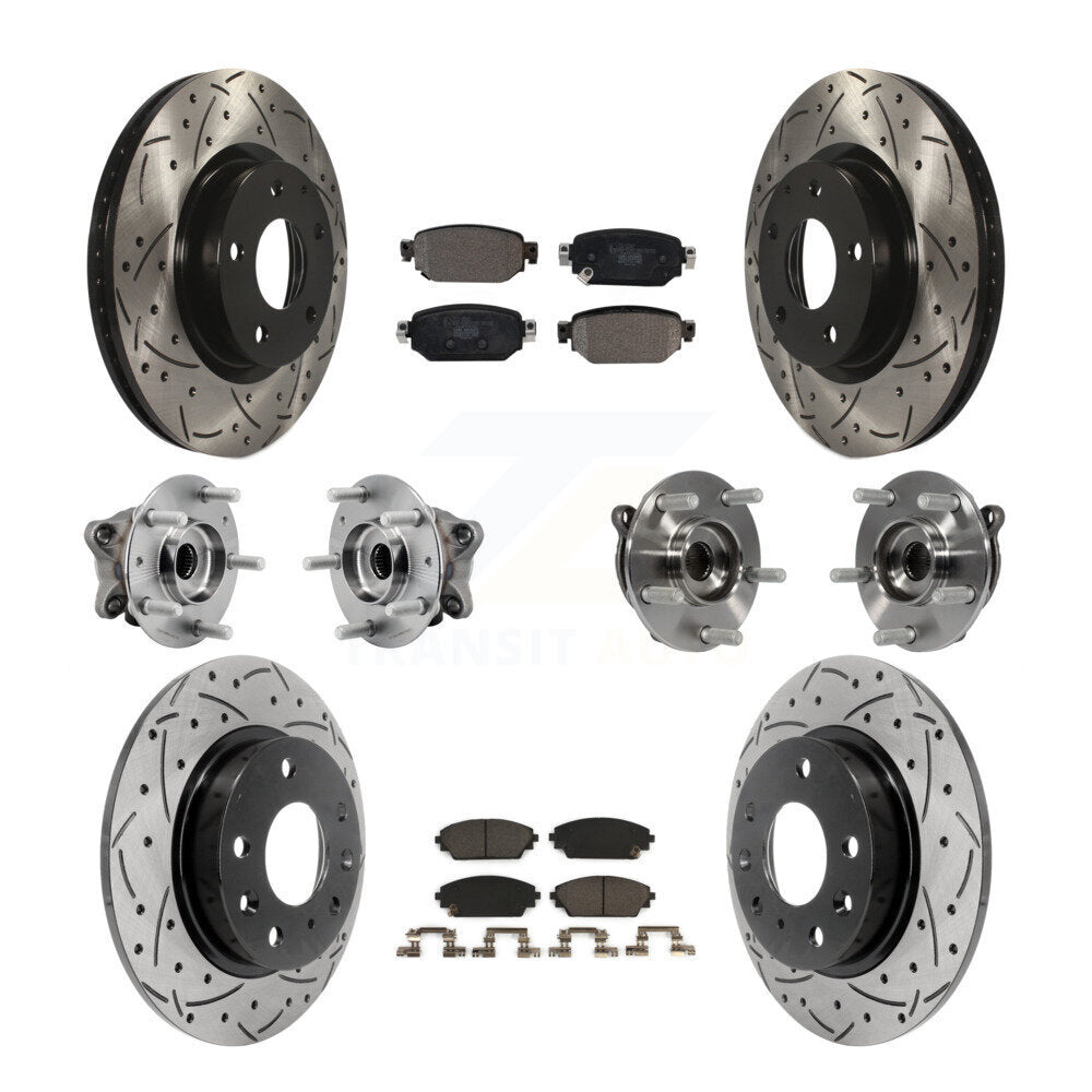 Transit Auto KBB-127120 Wheel Bearing and Hub Assembly for 2019-2021 Mazda CX-3 - Front and Rear product image