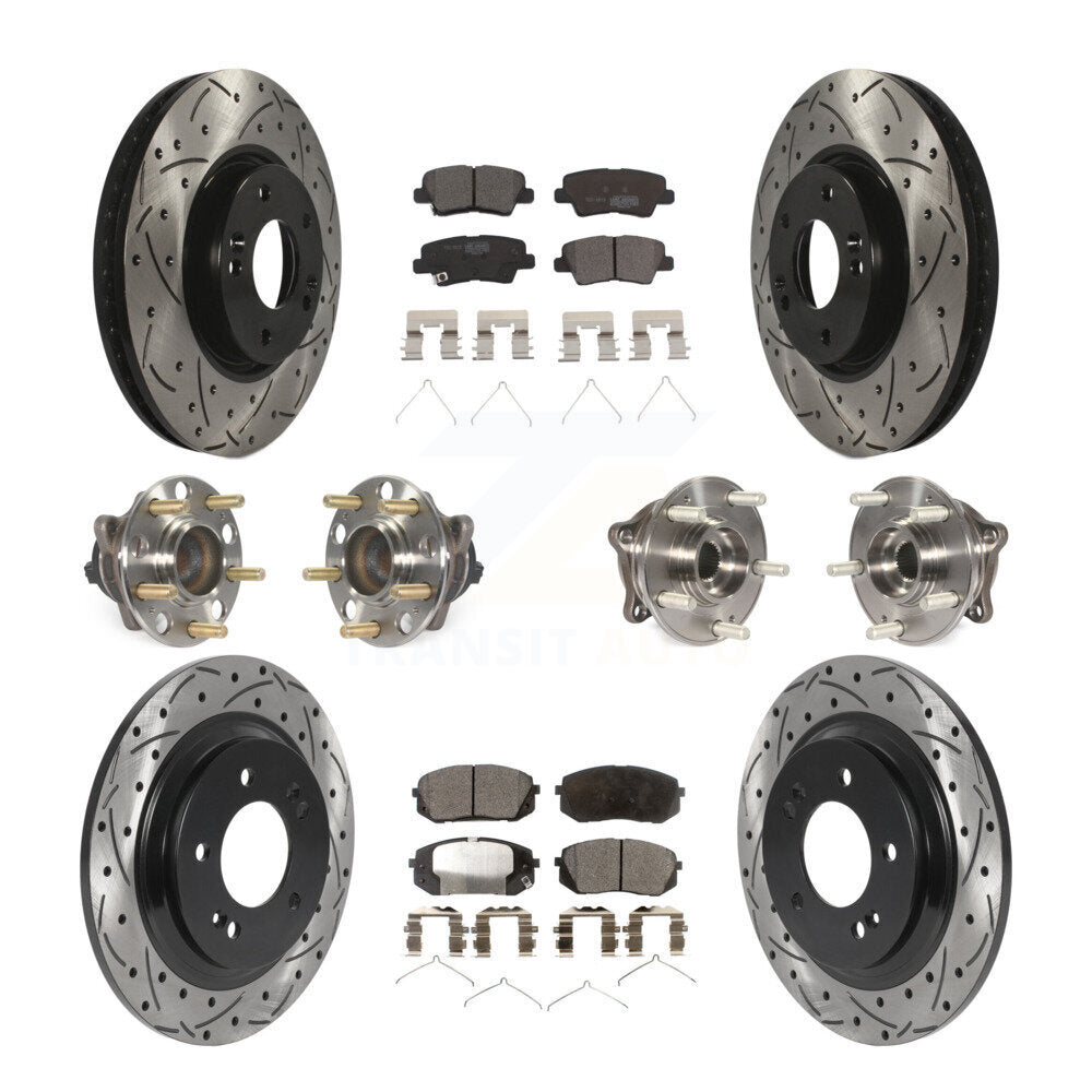 Transit Auto KBB-127129 Wheel Bearing and Hub Assembly for 2016 Hyundai Sonata - Front and Rear product image
