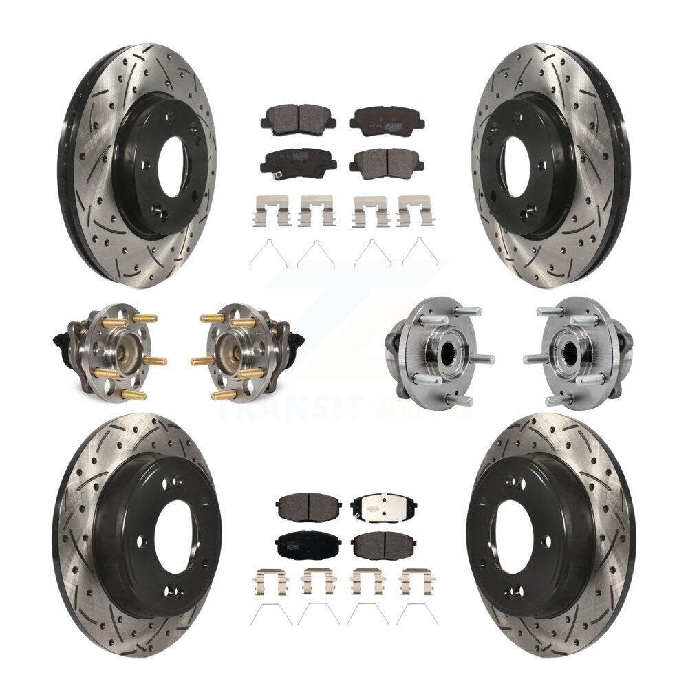 Transit Auto KBB-127131 Wheel Bearing and Hub Assembly for 2017-2019 Kia Soul - Front and Rear product image