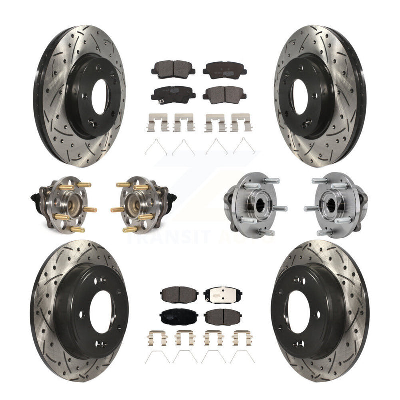 Transit Auto KBB-127131 Wheel Bearing and Hub Assembly for 2017-2019 Kia Soul - Front and Rear product image