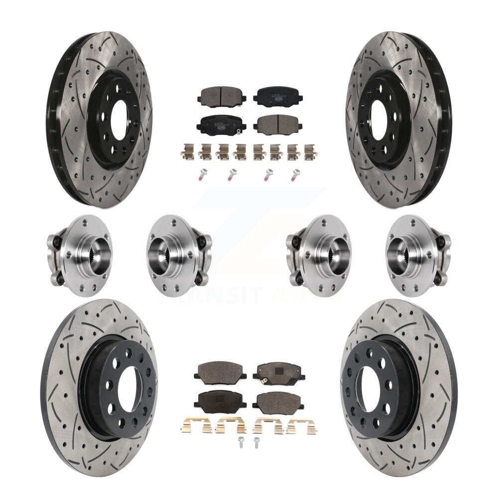 Transit Auto KBB-127138 Wheel Bearing and Hub Assembly for 2015-2021 Fiat 500X, Jeep Renegade - Front and Rear product image