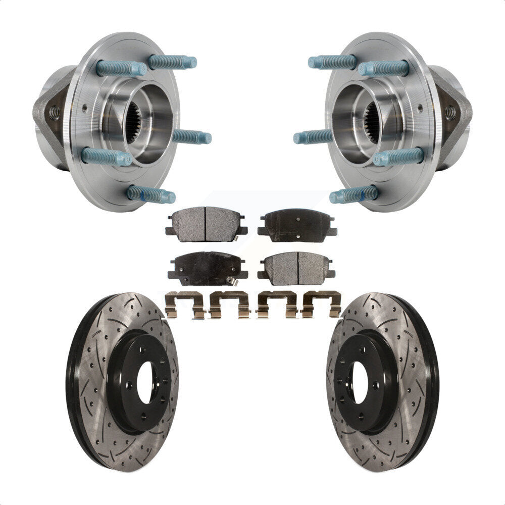 Transit Auto KBB-127148 Wheel Bearing and Hub Assembly for 2018-2020 Chevrolet Equinox, GMC Terrain - Front product image