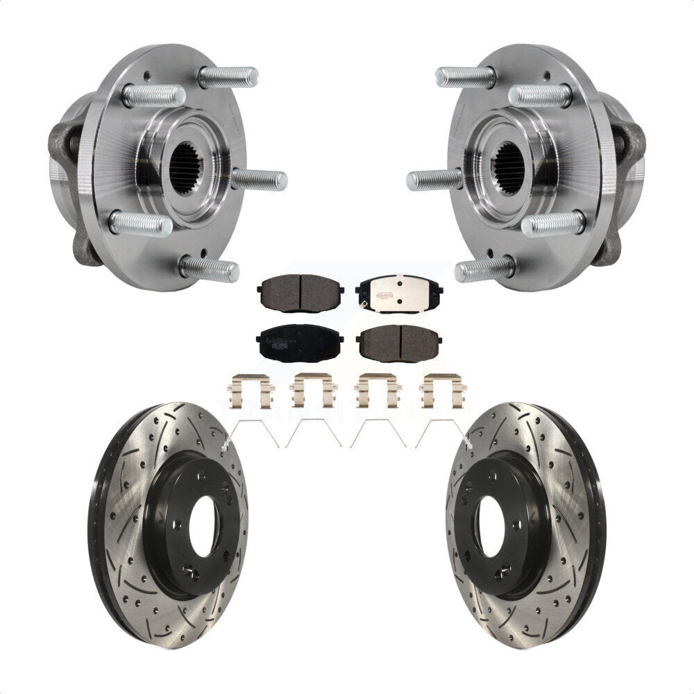 Transit Auto KBB-127150 Wheel Bearing and Hub Assembly for 2017-2019 Kia Soul - Front product image