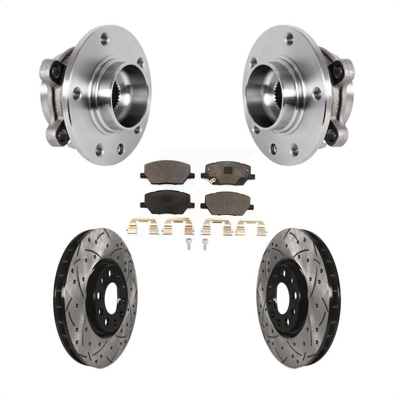 Transit Auto KBB-127152 Wheel Bearing and Hub Assembly for 2015-2022 Jeep Compass, Fiat 500X, Jeep Renegade - Front product image