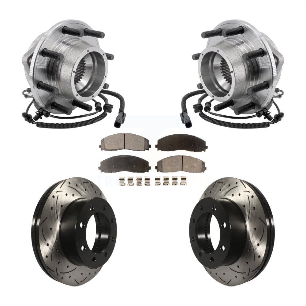 Transit Auto KBB-127156 Wheel Bearing and Hub Assembly for 2017-2022 Ford F-350 Super Duty - Front product image