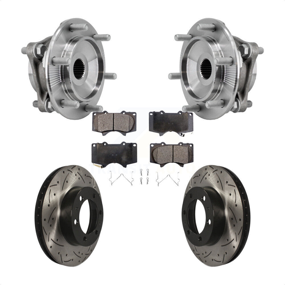 Transit Auto KBB-127167 Wheel Bearing and Hub Assembly for 2003-2023 Toyota Tacoma, Toyota FJ Cruiser, Toyota 4Runner - Front product image