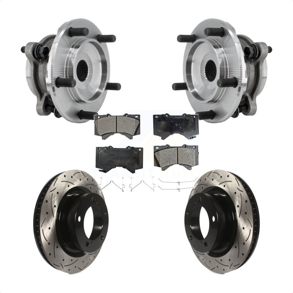 Transit Auto KBB-127170 Wheel Bearing and Hub Assembly for 2007-2018 Toyota Sequoia, Toyota Tundra - Front product image