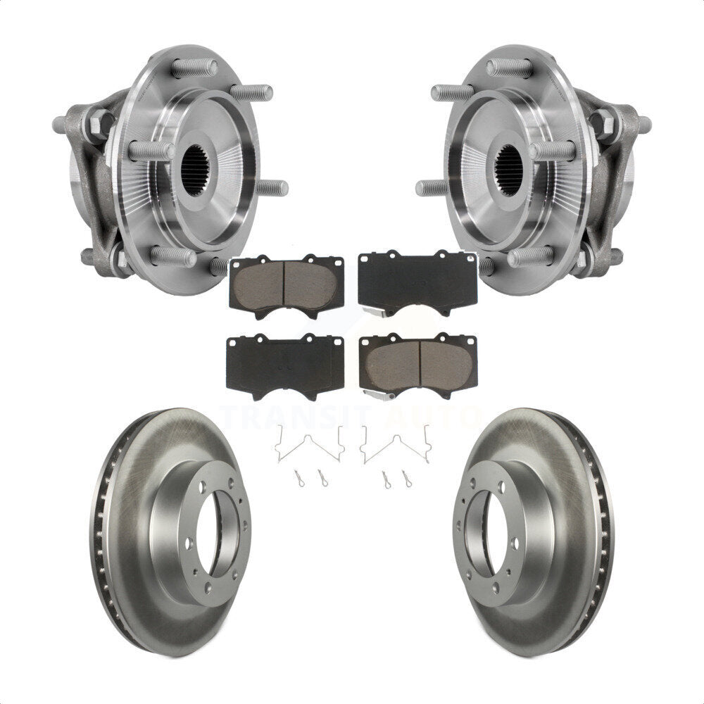 Transit Auto KBB-127222 Wheel Bearing and Hub Assembly for 2003-2023 Toyota Tacoma, Toyota FJ Cruiser, Toyota 4Runner - Front product image