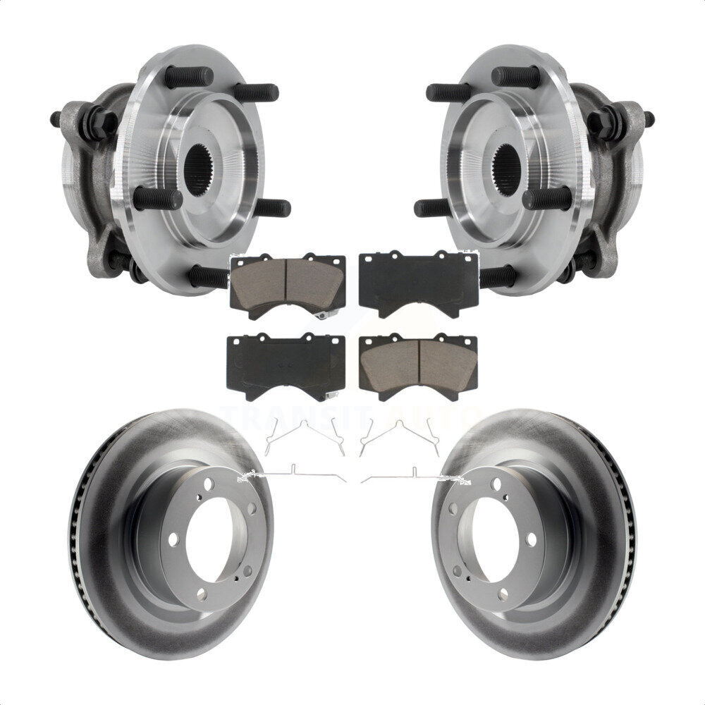 Transit Auto KBB-127225 Wheel Bearing and Hub Assembly for 2007-2018 Toyota Sequoia, Toyota Tundra - Front product image