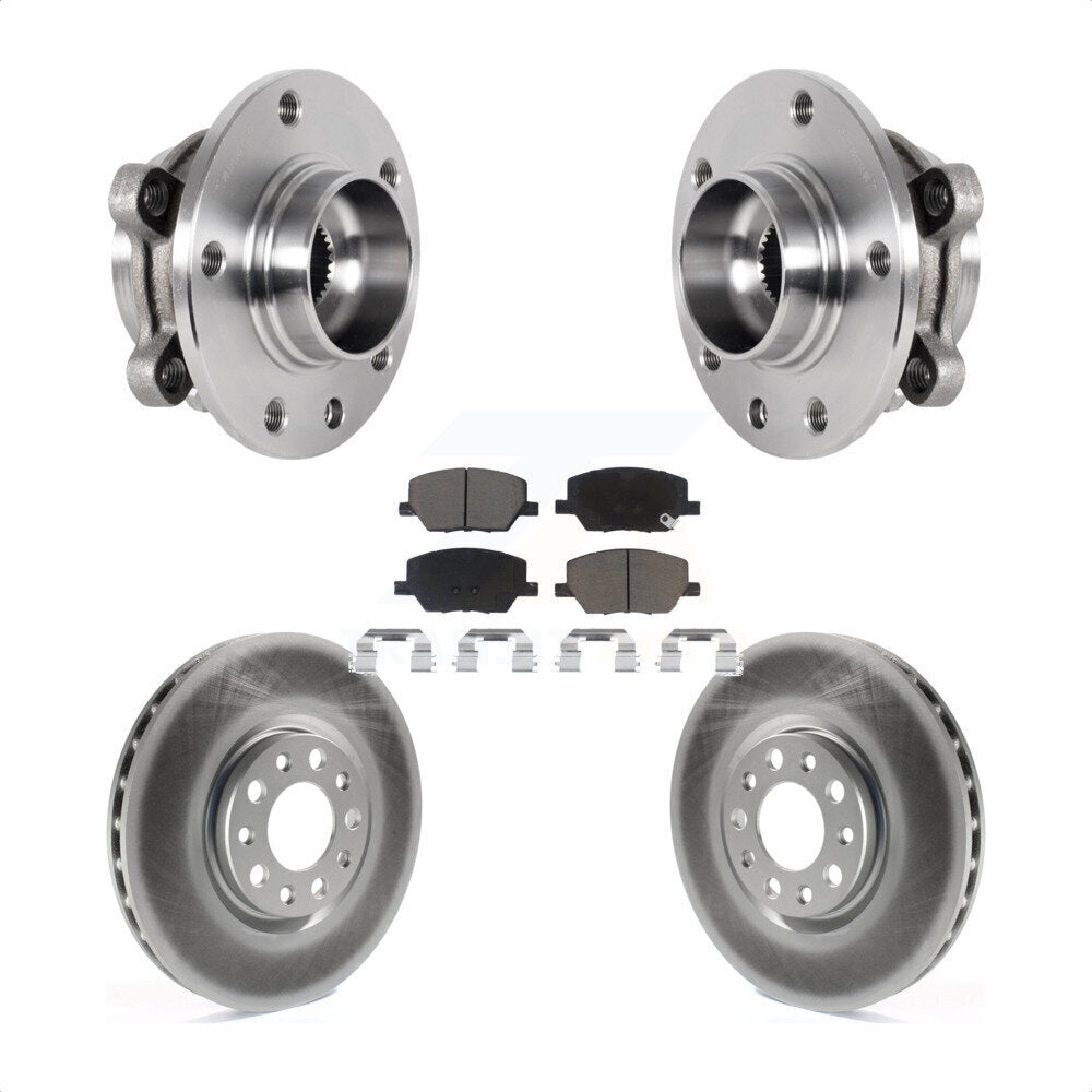 Transit Auto KBB-127232 Wheel Bearing and Hub Assembly for 2015-2022 Jeep Compass, Fiat 500X, Jeep Renegade - Front product image