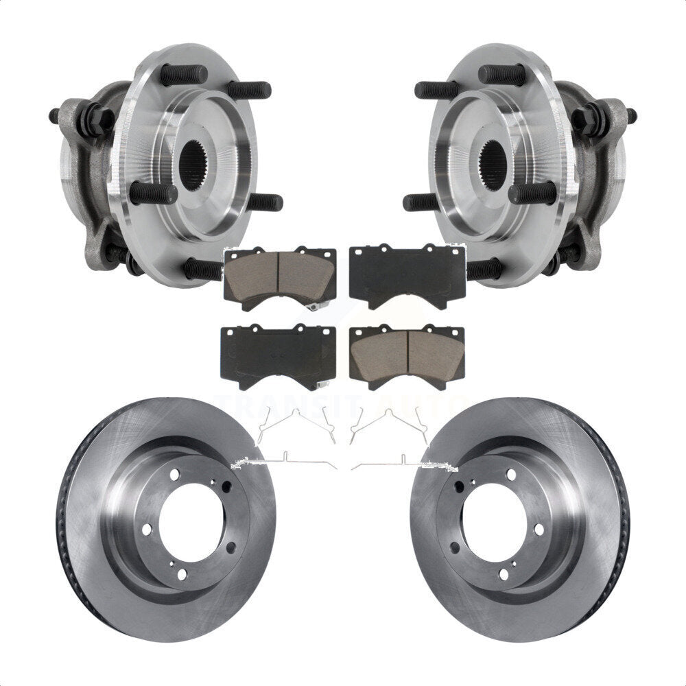 Transit Auto KBB-127488 Wheel Bearing and Hub Assembly for 2007-2018 Toyota Sequoia, Toyota Tundra - Front product image
