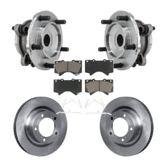 Transit Auto KBB-127488 Wheel Bearing and Hub Assembly for 2007-2018 Toyota Sequoia, Toyota Tundra - Front product image