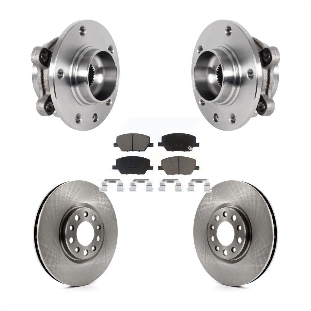 Transit Auto KBB-127495 Wheel Bearing and Hub Assembly for 2015-2022 Jeep Compass, Fiat 500X, Jeep Renegade - Front product image
