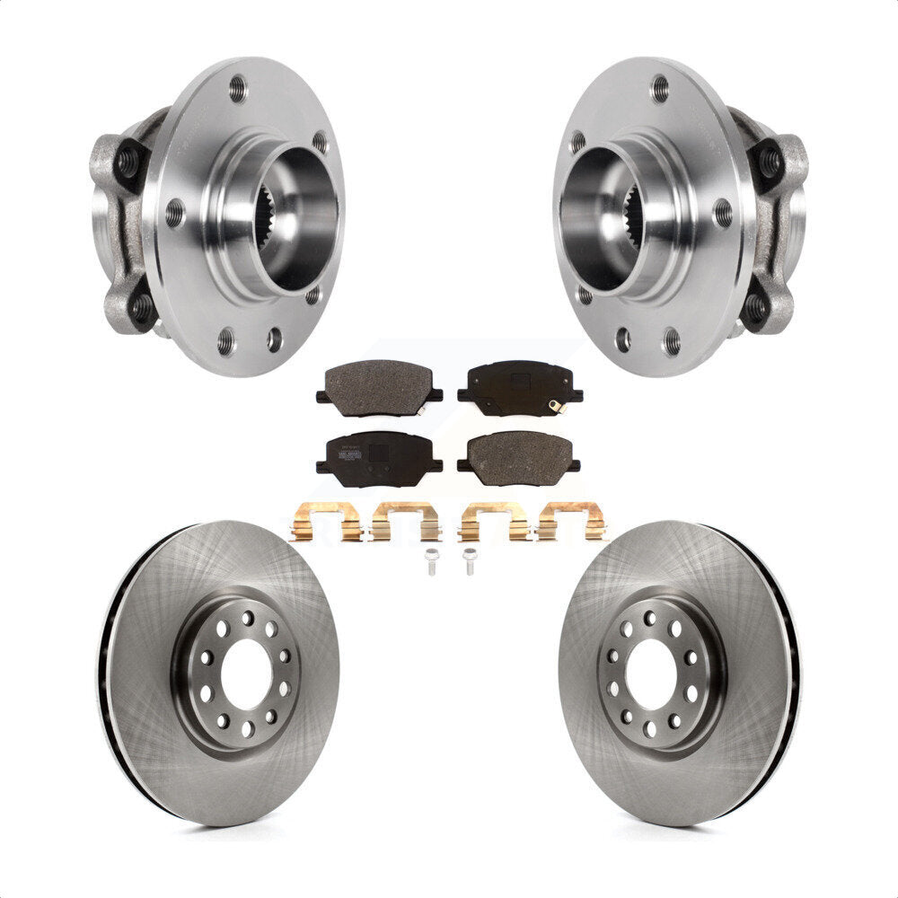 Transit Auto KBB-127516 Wheel Bearing and Hub Assembly for 2015-2022 Jeep Compass, Fiat 500X, Jeep Renegade - Front product image