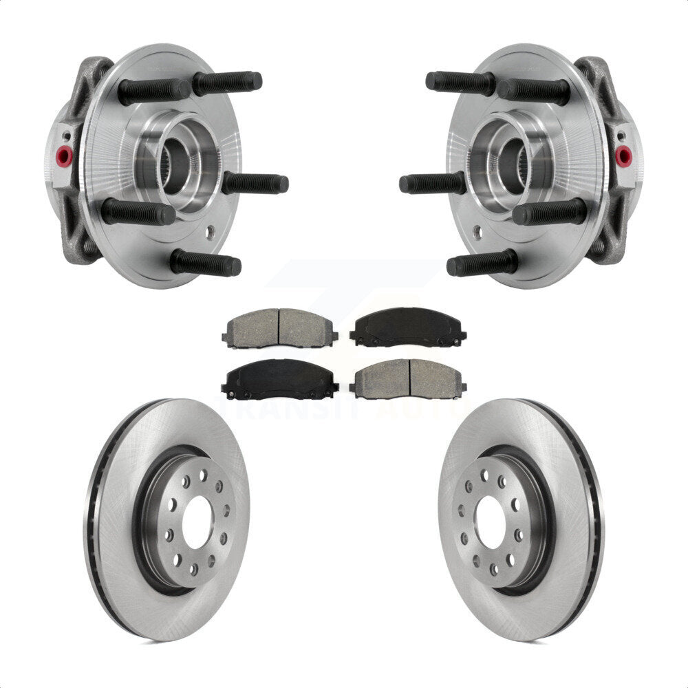 Transit Auto KBB-127536 Wheel Bearing and Hub Assembly for 2019-2024 Jeep Wrangler, Jeep Gladiator - Front product image