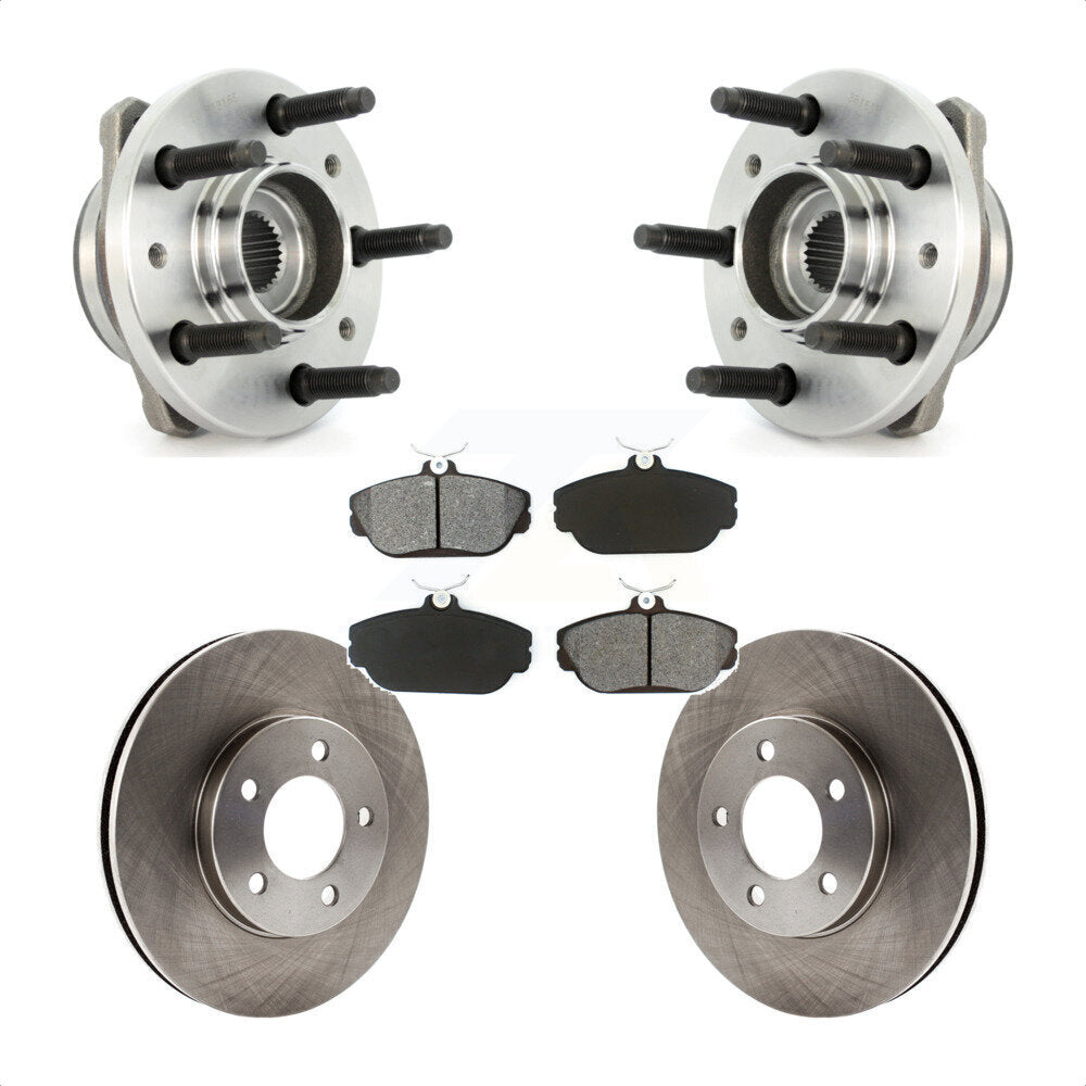 Transit Auto KBB-127547 Wheel Bearing and Hub Assembly for 1998 Ford Windstar - Front product image