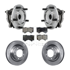 Transit Auto KBB-127567 Wheel Bearing and Hub Assembly for 2007-2018 Toyota Sequoia, Toyota Tundra - Front product image