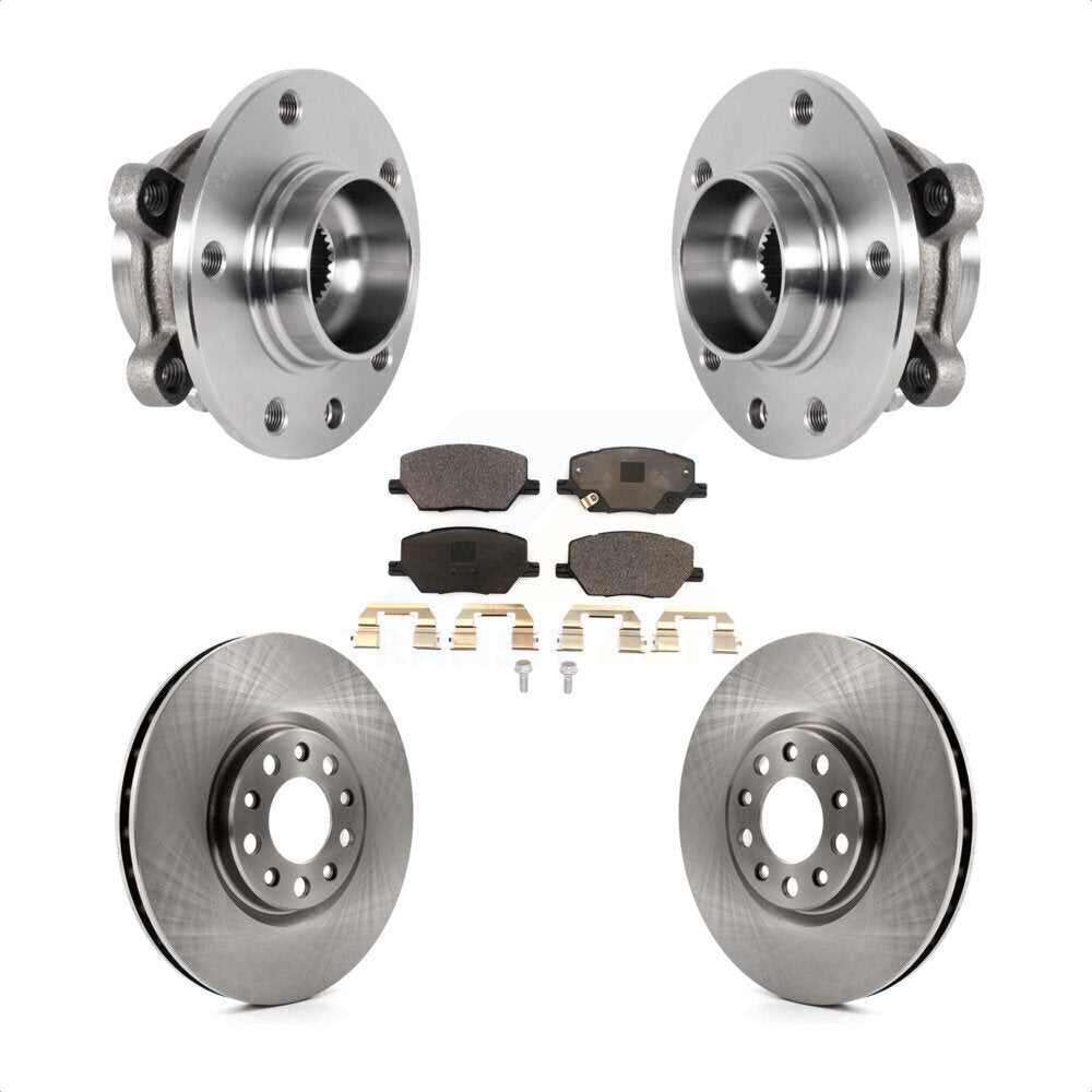 Transit Auto KBB-127575 Wheel Bearing and Hub Assembly for 2015-2022 Jeep Compass, Fiat 500X, Jeep Renegade - Front product image