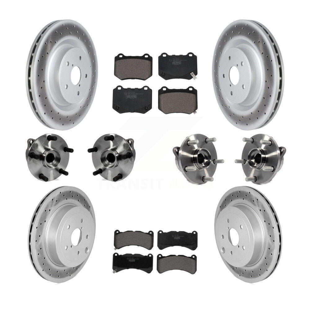 Transit Auto KBB-127614 Wheel Bearing and Hub Assembly for 2018-2020 Subaru WRX STI - Front and Rear product image