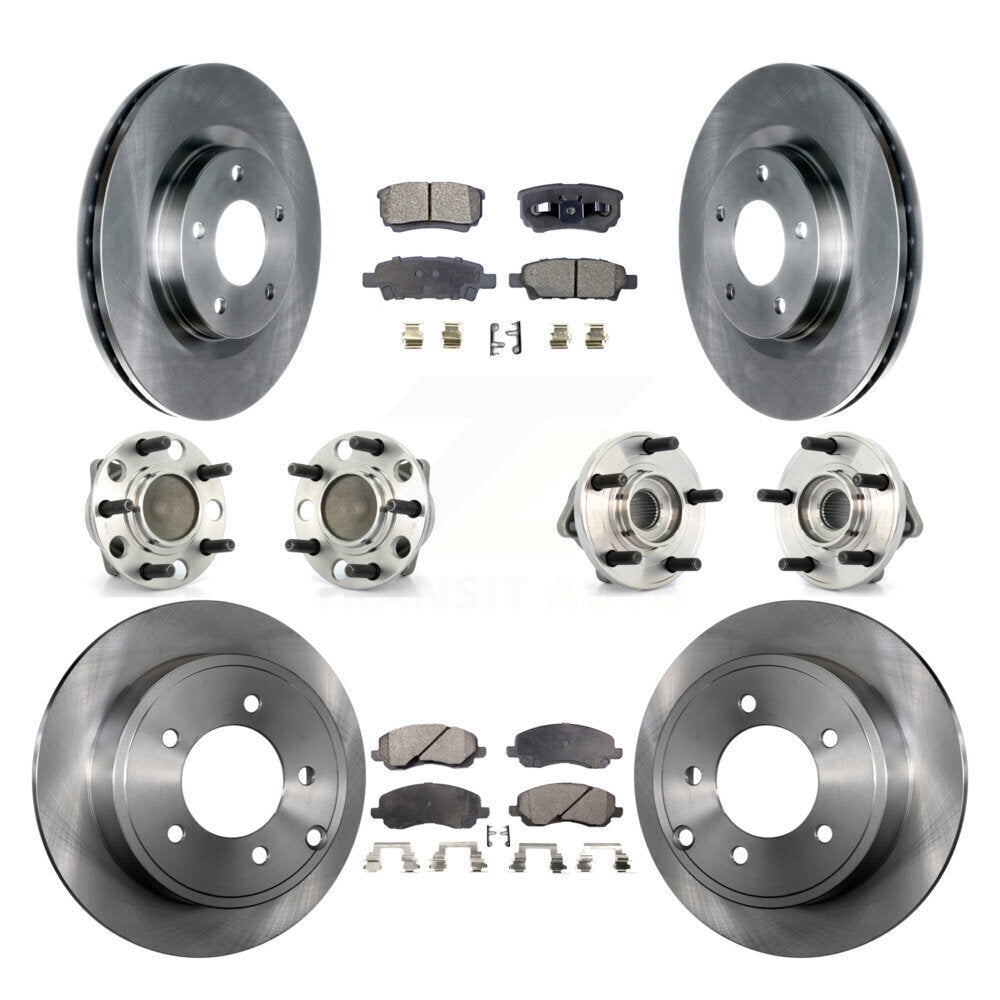Transit Auto KBB-127642 Wheel Bearing and Hub Assembly for 2007-2010 Dodge Avenger, Dodge Caliber, Chrysler Sebring - Front and Rear product image