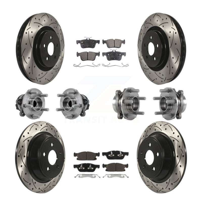 Transit Auto KBB-127725 Wheel Bearing and Hub Assembly for 2015-2023 Lincoln Nautilus, Lincoln MKX, Ford Edge - Front and Rear product image
