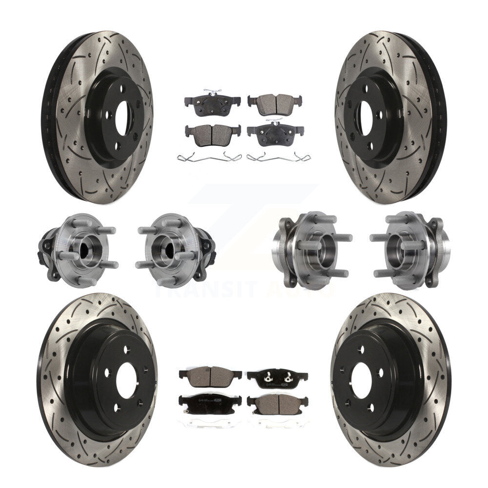 Transit Auto KBB-127727 Wheel Bearing and Hub Assembly for 2018-2020 Lincoln Continental - Front and Rear product image
