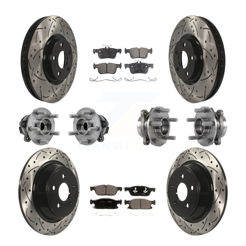 Transit Auto KBB-127727 Wheel Bearing and Hub Assembly for 2018-2020 Lincoln Continental - Front and Rear product image