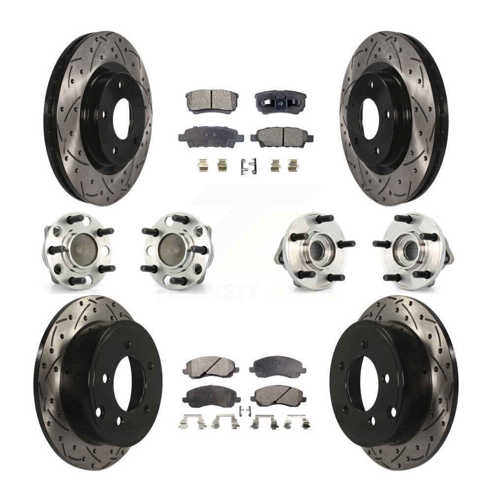 Transit Auto KBB-127731 Wheel Bearing and Hub Assembly for 2007-2010 Dodge Avenger, Dodge Caliber, Chrysler Sebring - Front and Rear product image