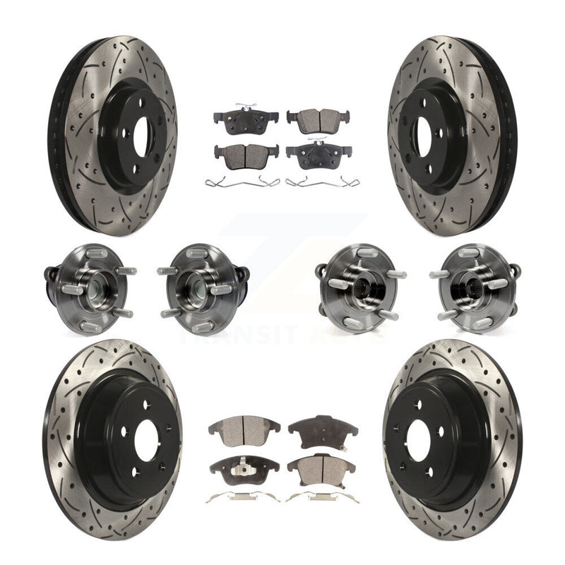 Transit Auto KBB-127732 Wheel Bearing and Hub Assembly for 2019-2020 Ford SSV Plug-In Hybrid - Front and Rear product image