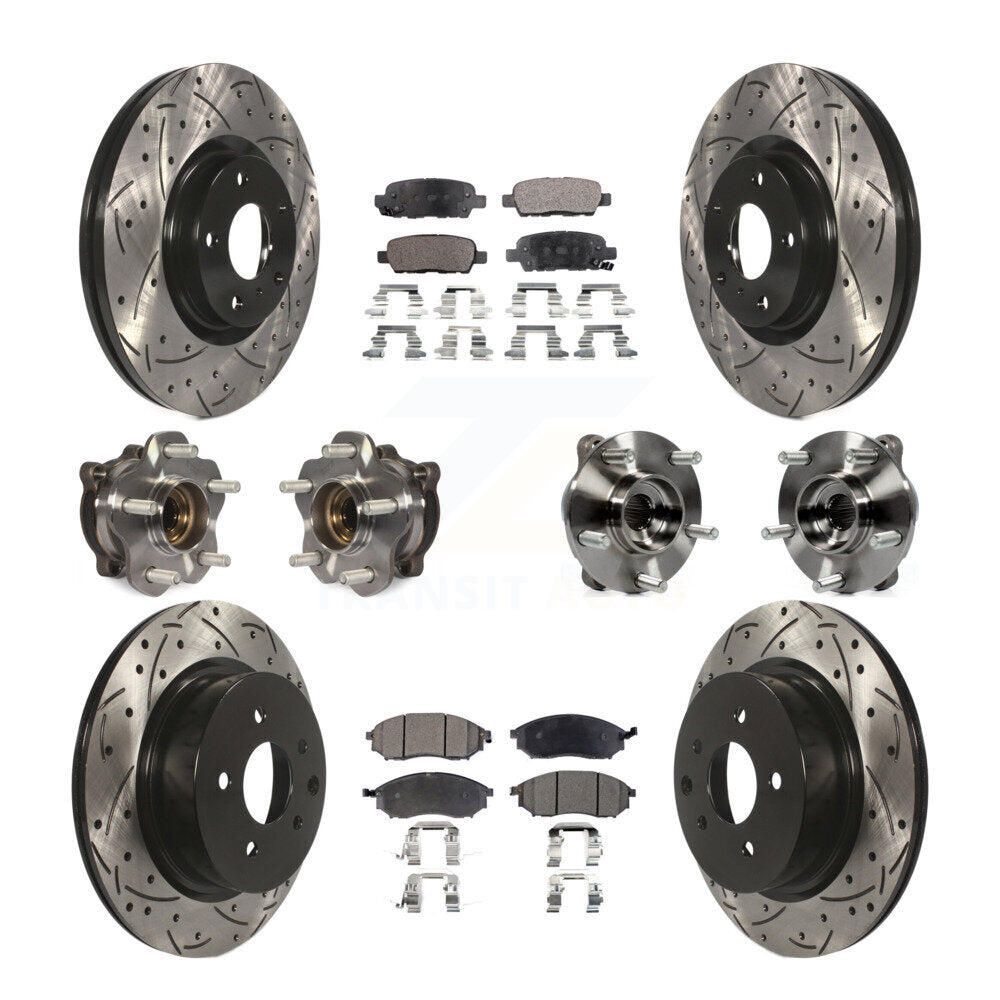 Transit Auto KBB-127733 Wheel Bearing and Hub Assembly for 2006-2007 INFINITI M35 - Front and Rear product image