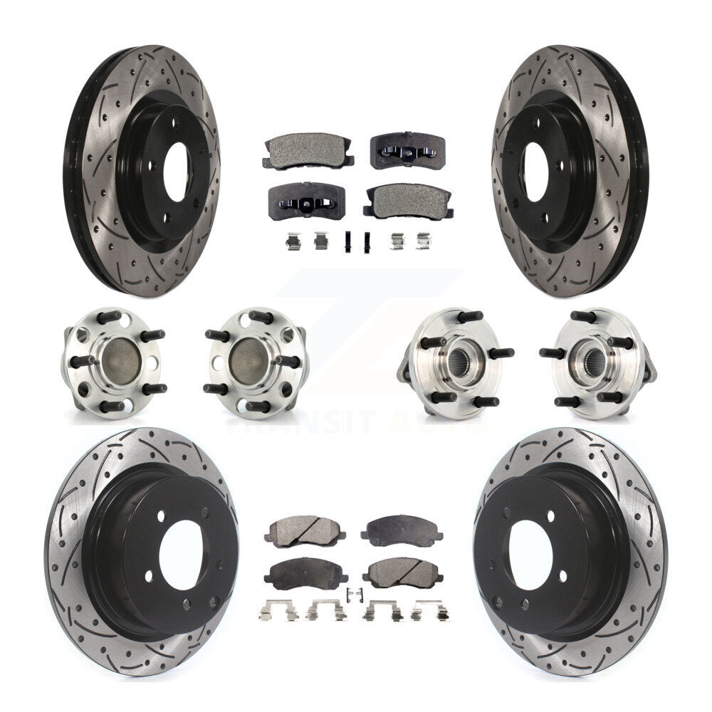 Transit Auto KBB-127739 Wheel Bearing and Hub Assembly for 2007-2010 Dodge Avenger, Chrysler Sebring - Front and Rear product image