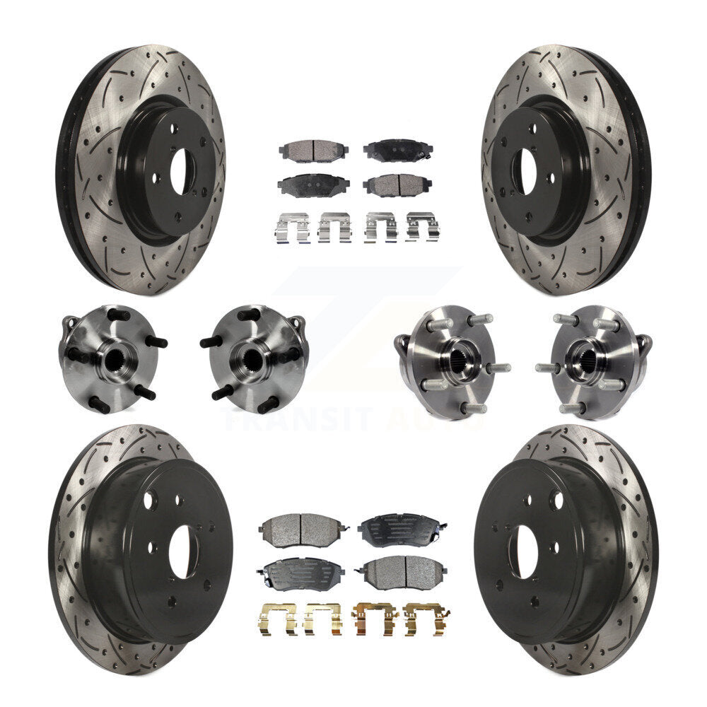 Transit Auto KBB-127741 Wheel Bearing and Hub Assembly for 2015-2019 Subaru WRX - Front and Rear product image