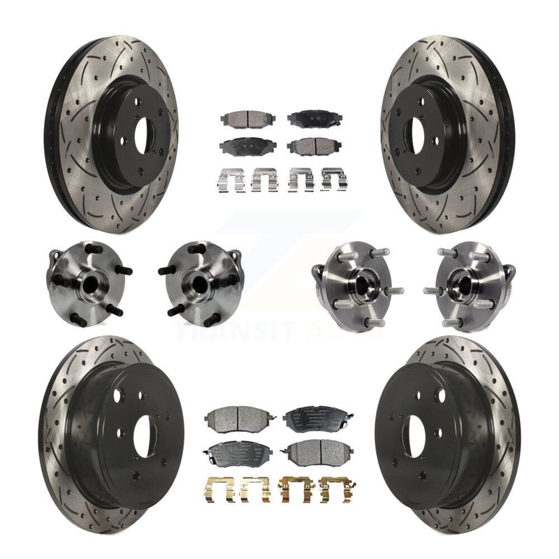 Transit Auto KBB-127741 Wheel Bearing and Hub Assembly for 2015-2019 Subaru WRX - Front and Rear product image