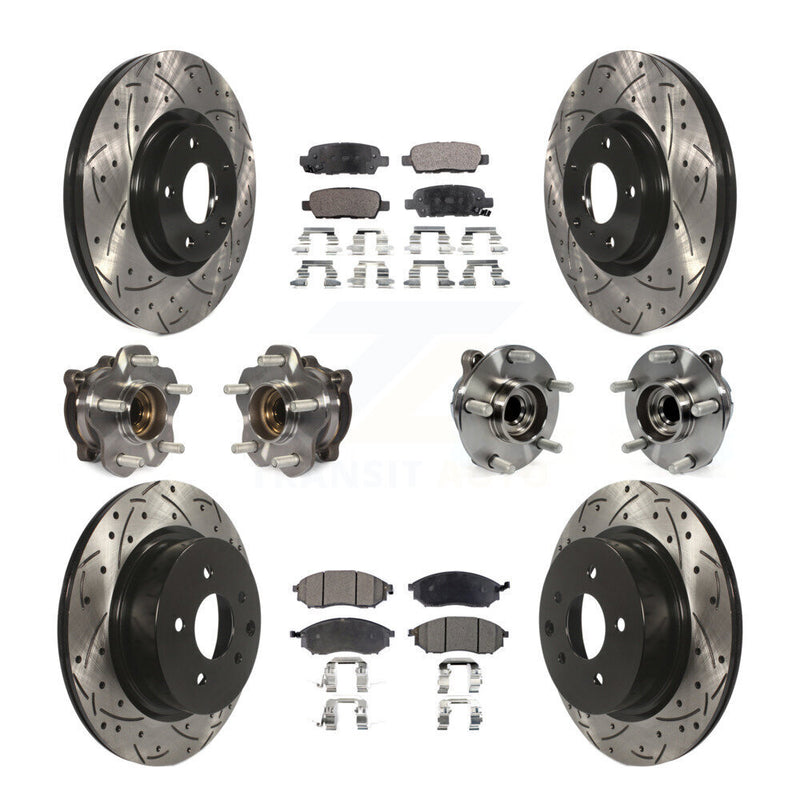 Transit Auto KBB-127743 Wheel Bearing and Hub Assembly for 2006-2007 INFINITI M35 - Front and Rear product image