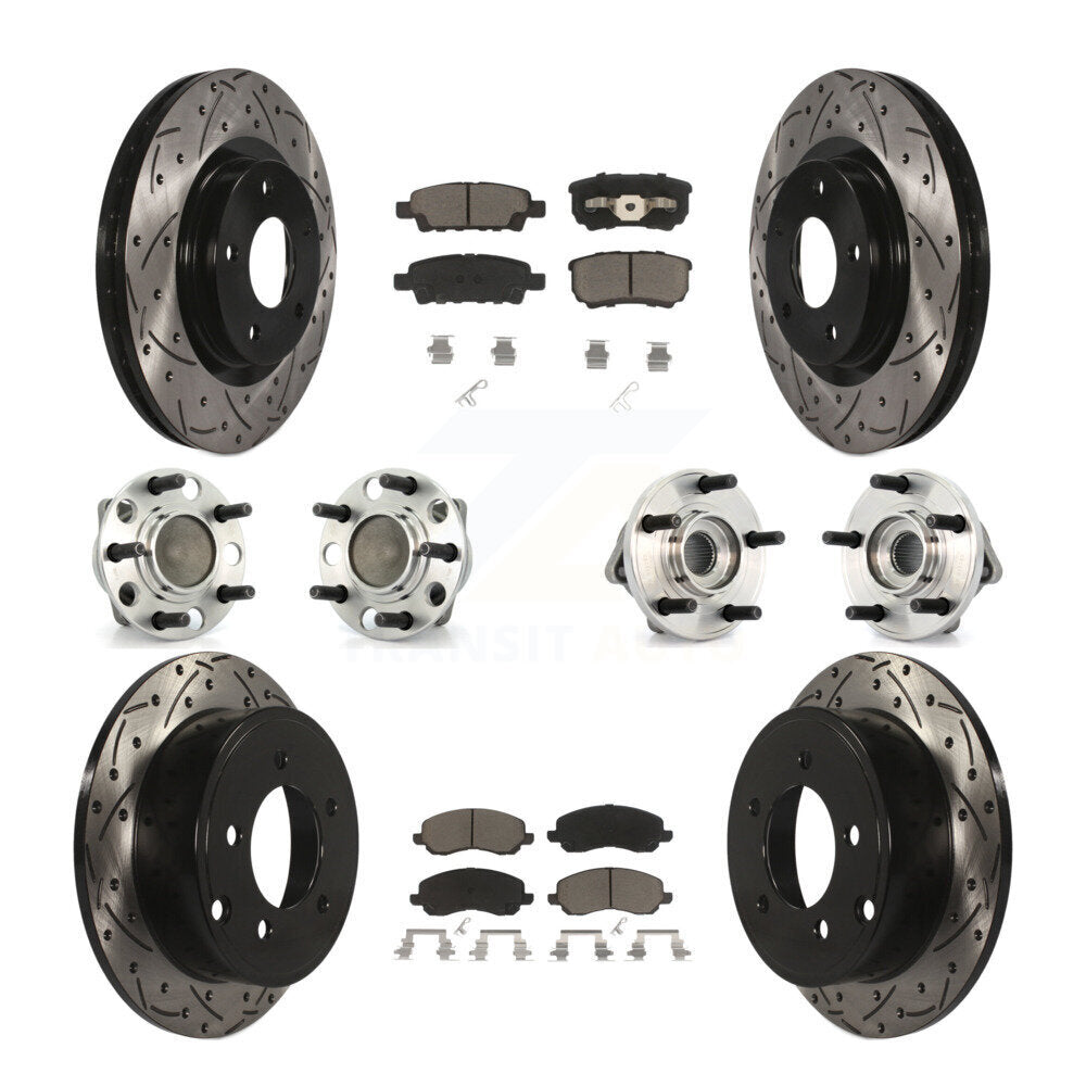 Transit Auto KBB-127747 Wheel Bearing and Hub Assembly for 2007-2010 Dodge Avenger, Dodge Caliber, Chrysler Sebring - Front and Rear product image