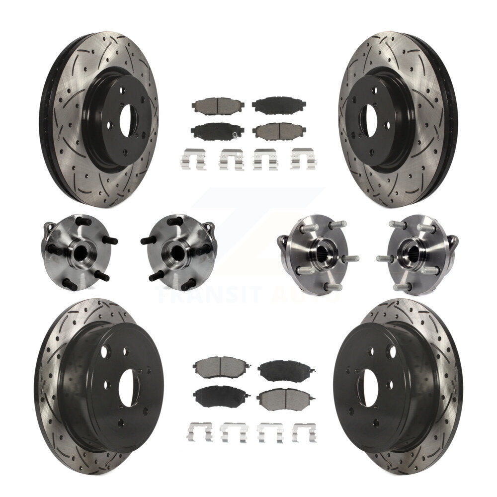Transit Auto KBB-127750 Wheel Bearing and Hub Assembly for 2015-2019 Subaru WRX - Front and Rear product image