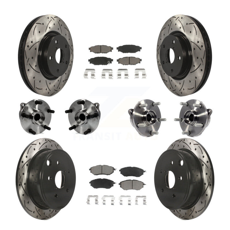 Transit Auto KBB-127750 Wheel Bearing and Hub Assembly for 2015-2019 Subaru WRX - Front and Rear product image