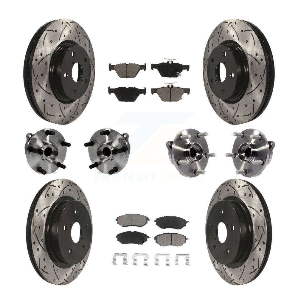 Transit Auto KBB-127751 Wheel Bearing and Hub Assembly for 2016-2021 Subaru WRX - Front and Rear product image