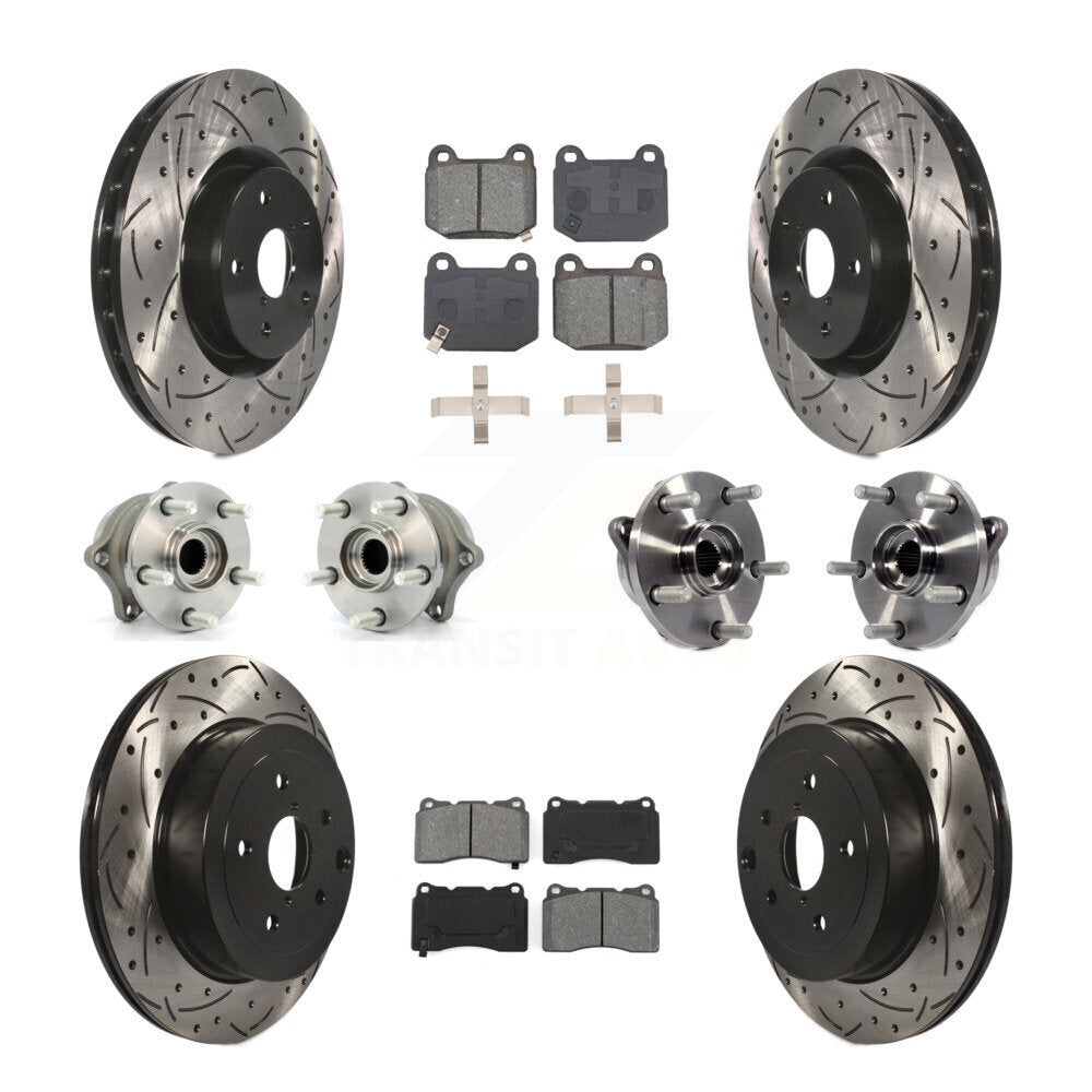 Transit Auto KBB-127757 Wheel Bearing and Hub Assembly for 2012-2014 Subaru Impreza, Subaru WRX STI - Front and Rear product image