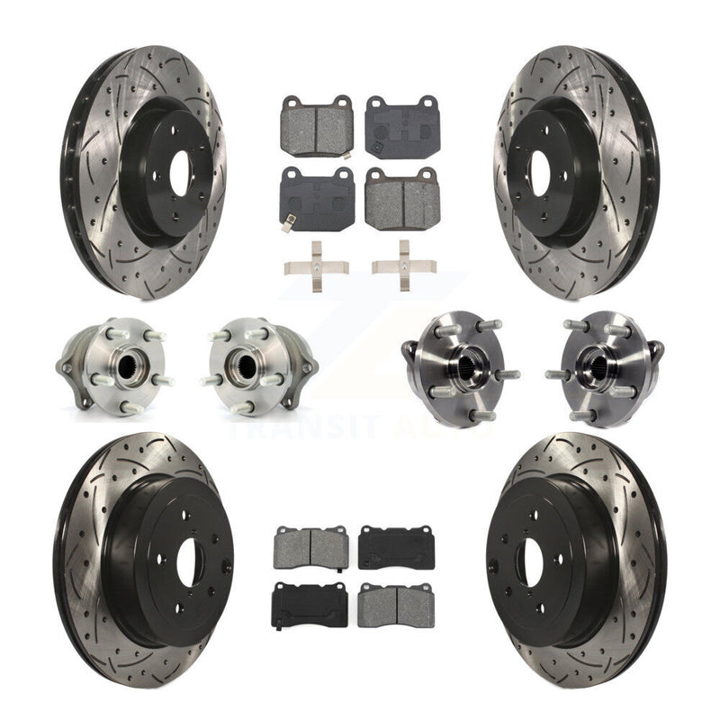 Transit Auto KBB-127757 Wheel Bearing and Hub Assembly for 2012-2014 Subaru Impreza, Subaru WRX STI - Front and Rear product image