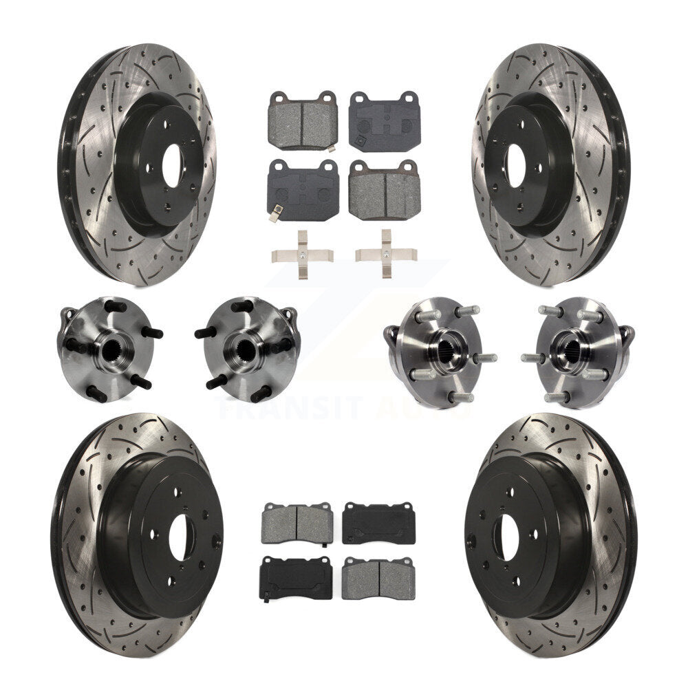 Transit Auto KBB-127759 Wheel Bearing and Hub Assembly for 2008-2017 Subaru WRX STI, Subaru Impreza - Front and Rear product image