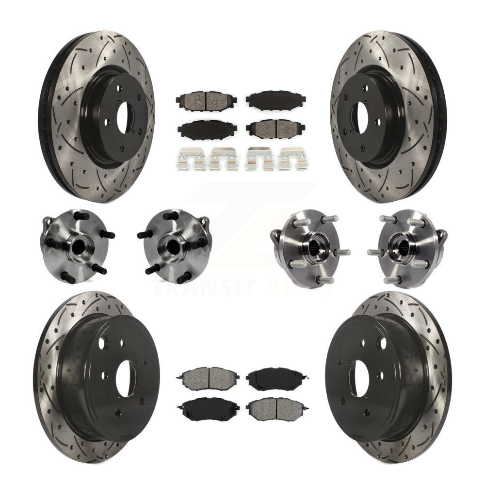Transit Auto KBB-127760 Wheel Bearing and Hub Assembly for 2015-2019 Subaru WRX - Front and Rear product image