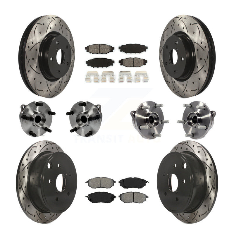 Transit Auto KBB-127760 Wheel Bearing and Hub Assembly for 2015-2019 Subaru WRX - Front and Rear product image