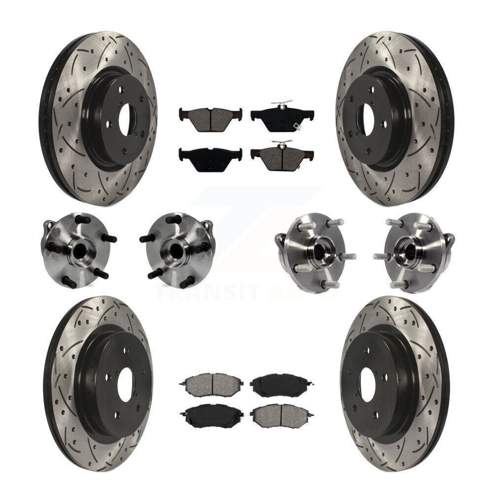 Transit Auto KBB-127761 Wheel Bearing and Hub Assembly for 2016-2021 Subaru WRX - Front and Rear product image