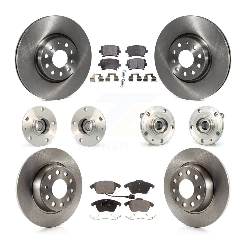 Transit Auto KBB-127954 Wheel Bearing and Hub Assembly for 2006-2008 Audi A3, Volkswagen GTI - Front and Rear product image